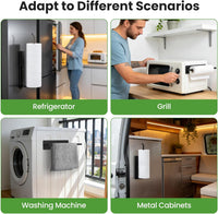 Kitchen paper towel holder for easy access and organization