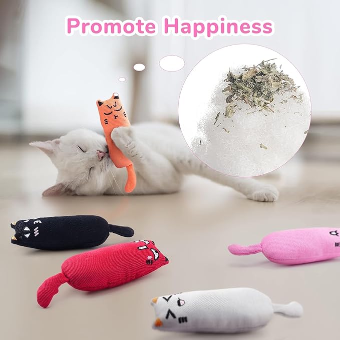 Kitten Play Mouse Toy with Catnip Filling