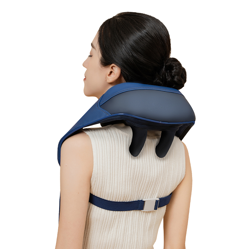Kneading shoulder massager front view