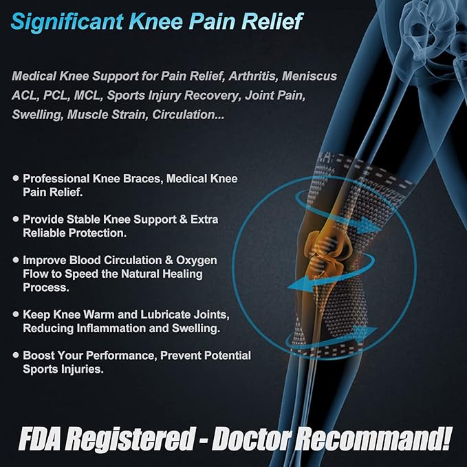Knee brace with side stabilizers for improved patella support and joint alignment