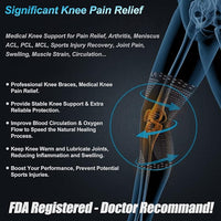 Knee brace with side stabilizers for improved patella support and joint alignment
