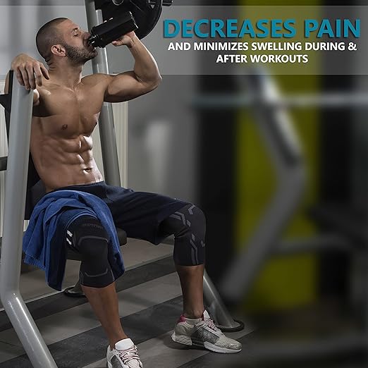 Knee Support Sleeve for Workout Training and Daily Exercise