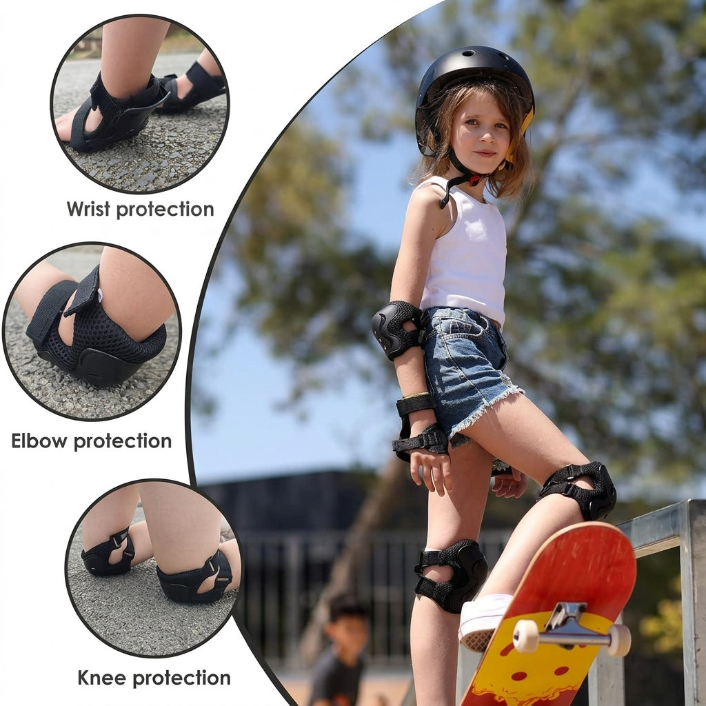 Durable Knee Pads and Elbow Pads for Kids – Perfect for Sports Activities