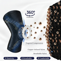 Knee sleeves for fitness workouts, exercise, and active lifestyle use