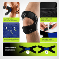 Knee support for walking workouts and daily activities