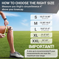  Knee support with comfortable gel pads
