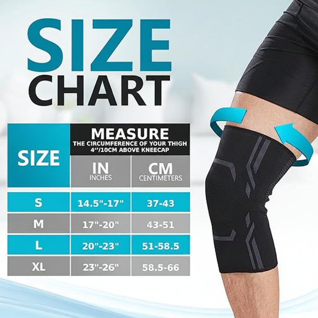 Premium Knee Support Sleeves with Compression Fit