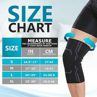 Premium Knee Support Sleeves with Compression Fit