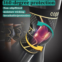 Knee support sleeves for running fitness workouts and sports activities