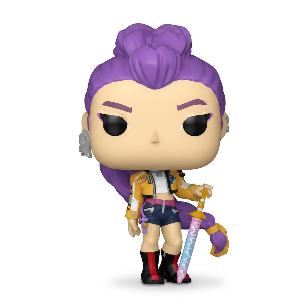 kpop anime figure rumi toy detailed design