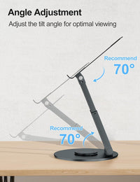 laptop stand compatible with 10 to 17 inch laptops stable support