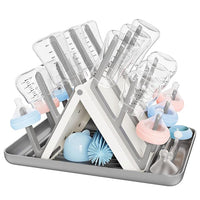 Large baby bottle drying rack with 18 hooks