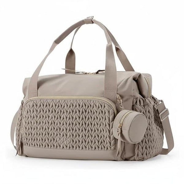 Large Baby Diaper Bag with Changing Mat, Bottle Pockets & Adjustable Shoulder Strap