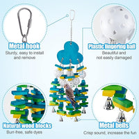 Cage activity toy set for large birds
