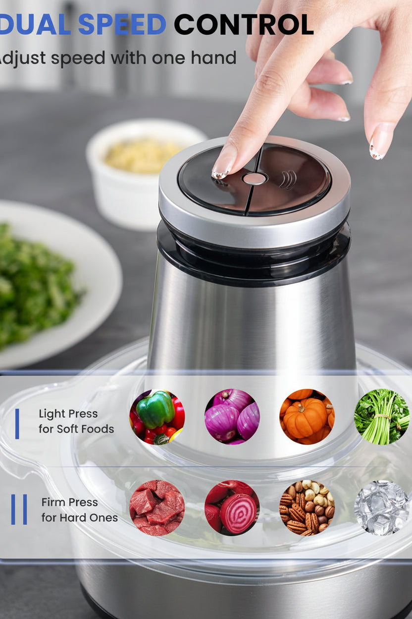 10-cup electric food processor for everyday meal preparation