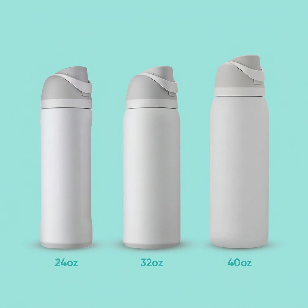 Large capacity insulated hydration water bottle for sports and travel