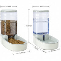 Large Capacity Pet Bowl Gravity Feed For Puppies And Kittens