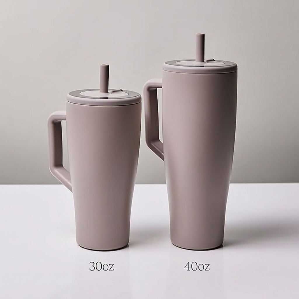 Large capacity tumbler for hydration and beverages