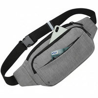 Large crossbody fanny pack for travel, walking, and daily use