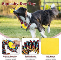 Side view of a large dog activity toy for supervised play