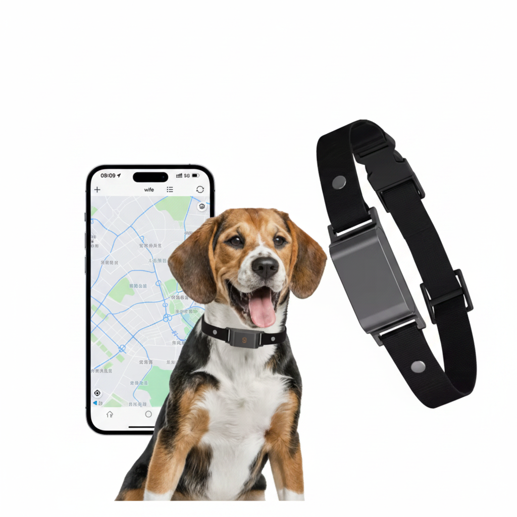 Large dog collar device lightweight design