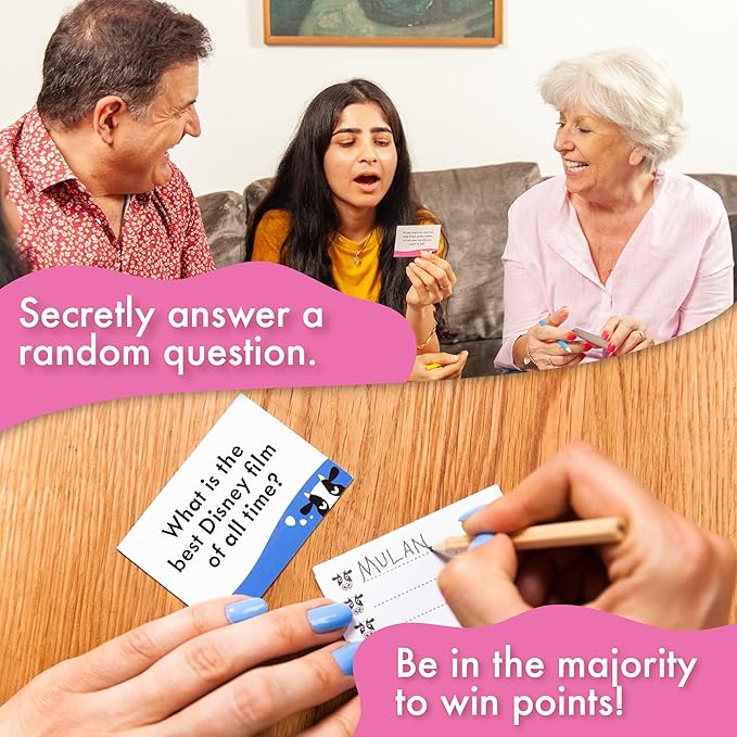 Large group party game Herd Mentality for families and friends