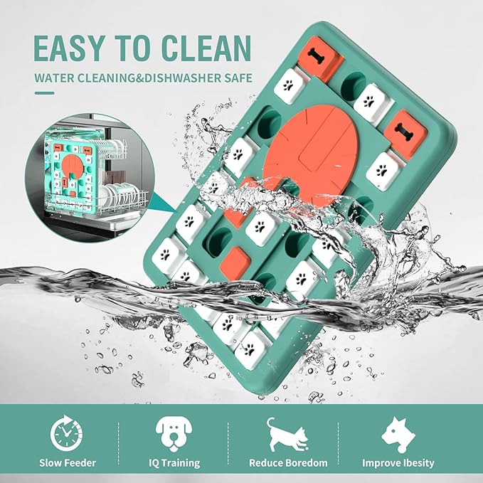 interactive puzzle toy suitable for medium and large dogs