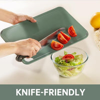 Large medium and small plastic chopping board set