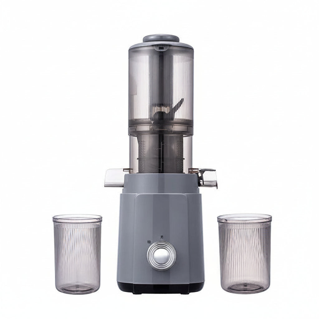 Large opening juicer blender for convenient ingredient preparation