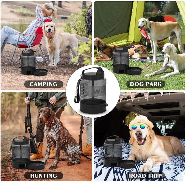 Large pet water bottle for dogs and cats