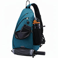 Large 18L sling bag crossbody backpack front view