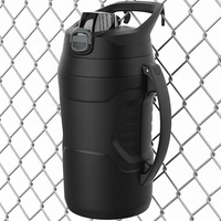 Large sports water bottle for baseball and football players