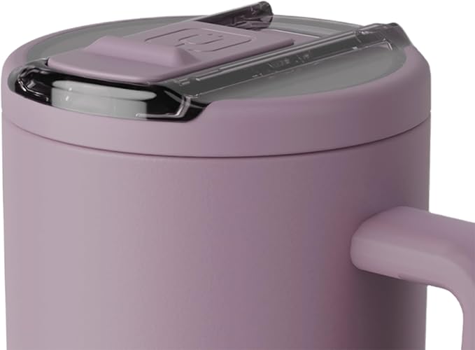 Leakproof tumbler with hygienic covered straw lid and handle