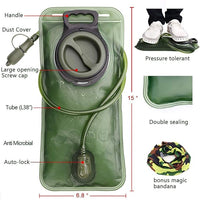 Leakproof Hydration Bladder for Outdoor Camping and Cycling