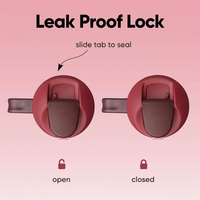  Leak proof water bottle with side handle for travel and gym use