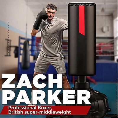 Leather boxing gloves with padded knuckles for enhanced protection