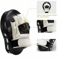 Leatherette boxing punching mitts for MMA and kickboxing