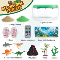LED dinosaur terrarium light for kids room decor