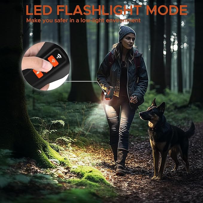Dog Training Device with Built-In LED Light