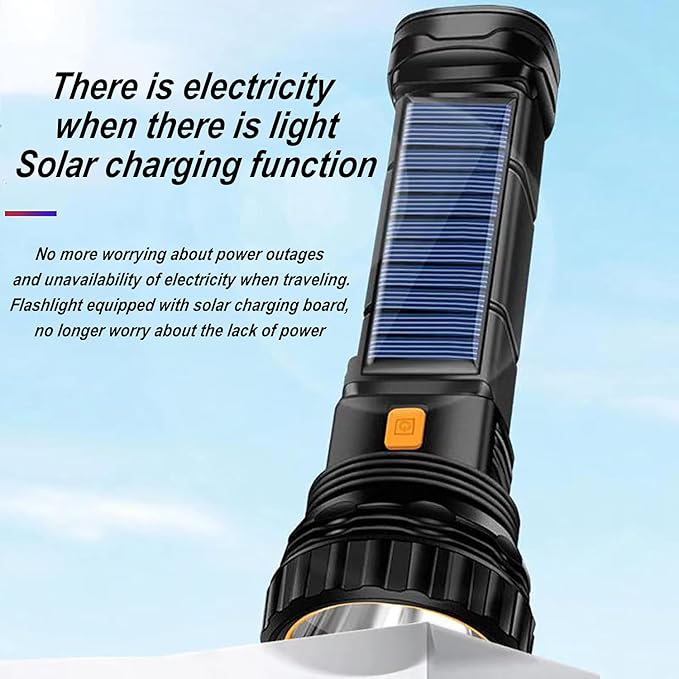 LED flashlight with emergency strobe light for safety and Signaling