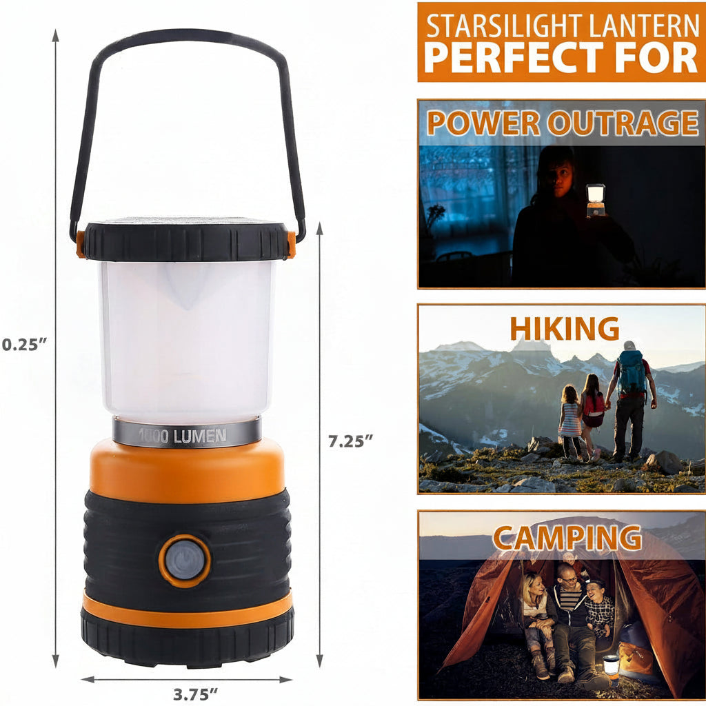 Side view highlighting USB charging port and handle for portable use