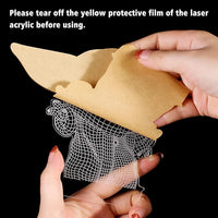 Packaged 3D LED night light with accessories and USB cable