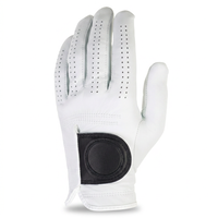 Front view of men’s left-hand golf glove showing grip and fit