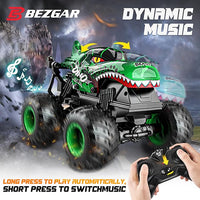 Remote control car with light and music for boys 4-7 years