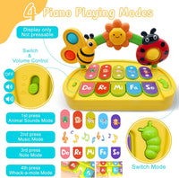 Light up baby music toy for tummy time and sitting play