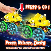 Light up toy cars for kids glowing wheels monster trucks