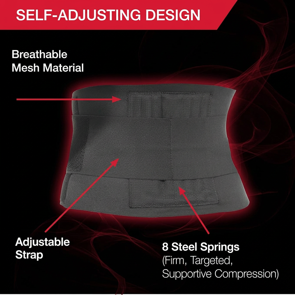 Lightweight adjustable comfort belt for everyday wear