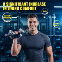 Lightweight breathable workout gloves for home and gym sessions