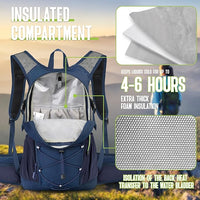 Lightweight hiking water backpack for men and women with ergonomic comfort fit