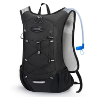 Lightweight hydration backpack with 2L water bladder for running and hiking